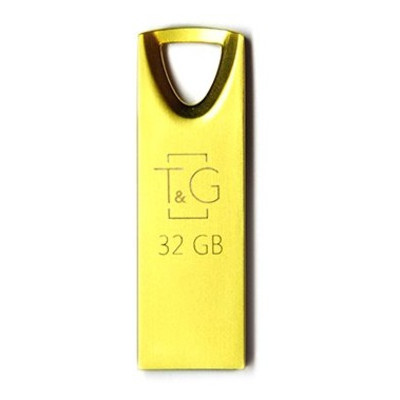Флешка USB 32GB T&G 117 Metal Series Gold (TG117GD-32G) фото №2