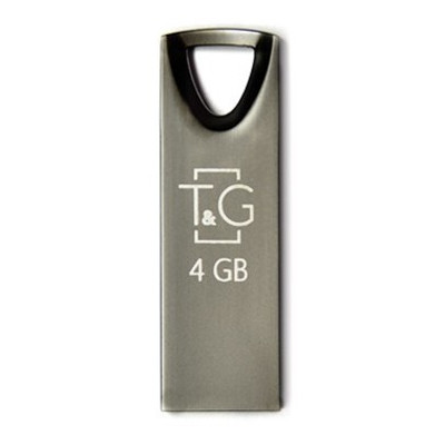 Флешка USB 4GB T&G 117 Metal Series Black (TG117BK-4G) фото №2