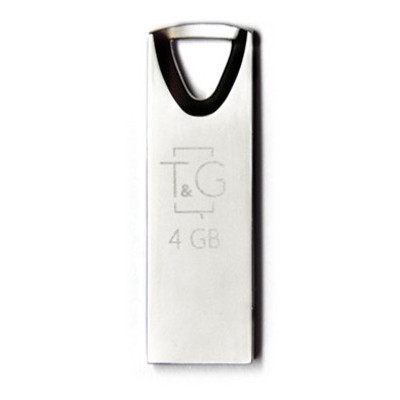 Флешка USB 4GB T&G 117 Metal Series Silver (TG117SL-4G) фото №2