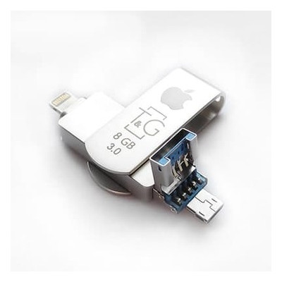 Флешка USB3.0 8GB Lightning T&G 007 Metal Series (TG007IOS-8G3) фото №3