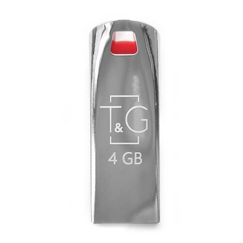Накопичувач USB T&G 4GB Stylish хром series 115 (TG115-4G) фото №1