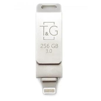 Накопичувач 3.0 T&G USB Lightning 256GB металева серія 008 (TG008IOS-256G3) фото №2