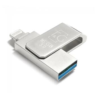 Накопичувач 3.0 T&G USB Lightning 256GB металева серія 008 (TG008IOS-256G3) фото №1