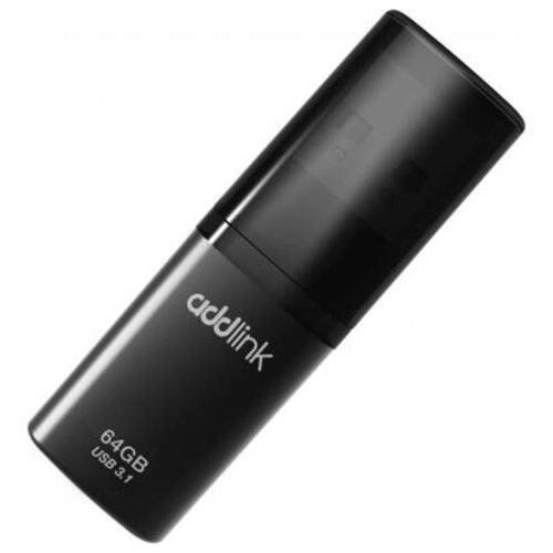 USB флеш накопичувач AddLink 64GB U55 Black USB 3.1 (ad64GBU55B3) фото №1