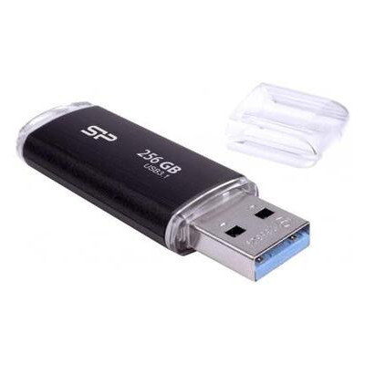 USB флеш накопичувач Silicon Power 256GB Blaze b02 Black USB 3.0 (SP256GBUF3B02V1K) фото №4