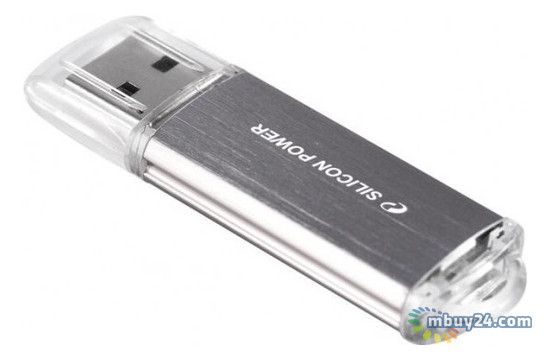 Флешка USB Silicon Power Ultima II I-series 32GB Silver (SP032GBUF2M01V1S) фото №2
