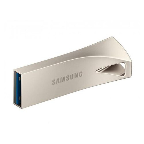 Флешка Samsung 64GB Bar Plus Champagne Silver (MUF-64BE3/APC) фото №3