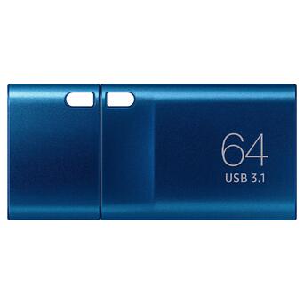 Флешка водонепроникна Samsung USB Type-C 64GB Blue (MUF-64DA) фото №2
