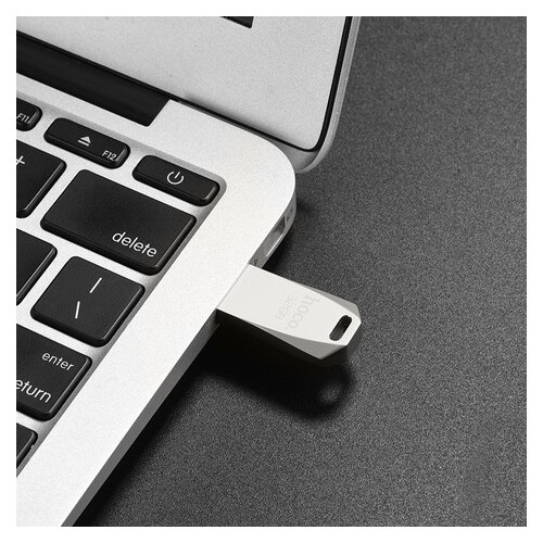 Флешка HOCO USB UD4 128GB, срібляста (77702934) фото №4