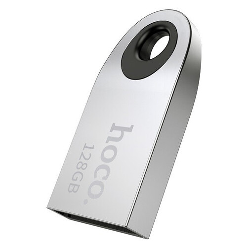 Флешка HOCO USB UD9 128GB, срібляста (77703203) фото №1