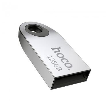Флешка Hoco Insightful Smart Mini Car Music USB Drive UD9 128GB срібна фото №1