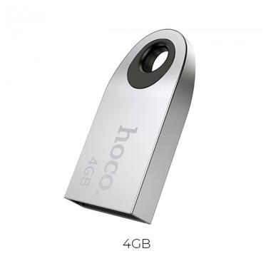 Флешка Hoco Insightful Smart Mini Car Music USB Drive UD9 4GB срібна фото №2