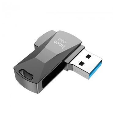 Флешка HOCO USB Flash Disk wisdom high-speed flash drive UD5 32GB чорна фото №1