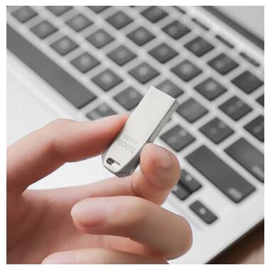 Флешка HOCO USB Flash Disk Intelligent high-speed flash drive UD4 16GB серебристая фото №3