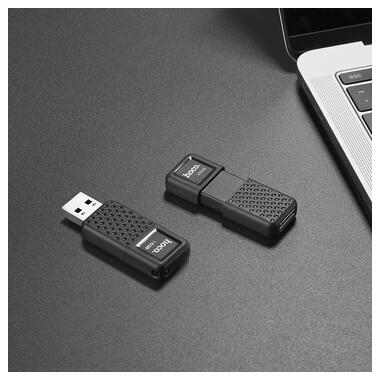 Флешка HOCO USB Flash Disk Intelligent U disk UD6 64GB черная фото №4
