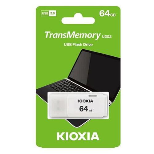 Флеш-накопичувач Kioxia 64GB TransMemory U202 White (LU202W064GG4) фото №2