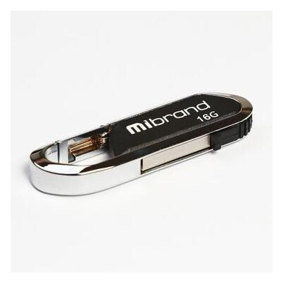 USB флеш накопичувач Mibrand 16GB Aligator Black USB 2.0 (MI2.0/AL16U7B) фото №1