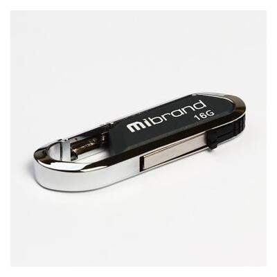 USB флеш накопичувач Mibrand 16GB Aligator Grey USB 2.0 (MI2.0/AL16U7G) фото №1