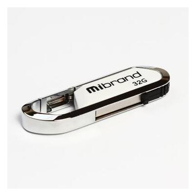 USB флеш накопичувач Mibrand 32GB Aligator White USB 2.0 (MI2.0/AL32U7W) фото №1