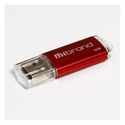 USB флеш накопичувач Mibrand 32GB Cougar Red USB 2.0 (MI2.0/CU32P1R) фото №1