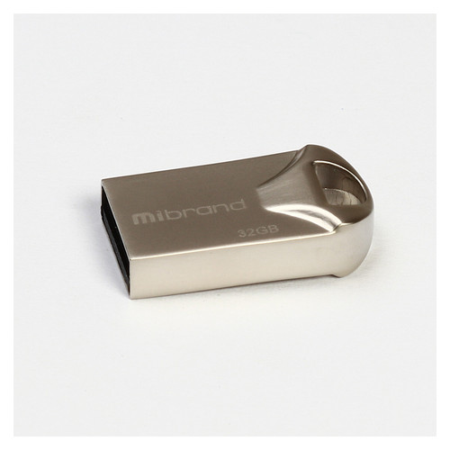 Флеш-накопичувач Mibrand USB2.0 Hawk 32GB Silver (MI2.0/HA32M1S) фото №1