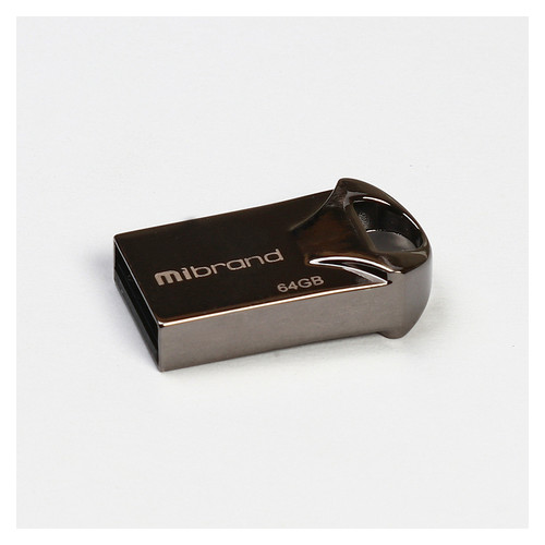 Флеш-накопичувач Mibrand USB2.0 Hawk 64GB Black (MI2.0/HA64M1B) фото №1