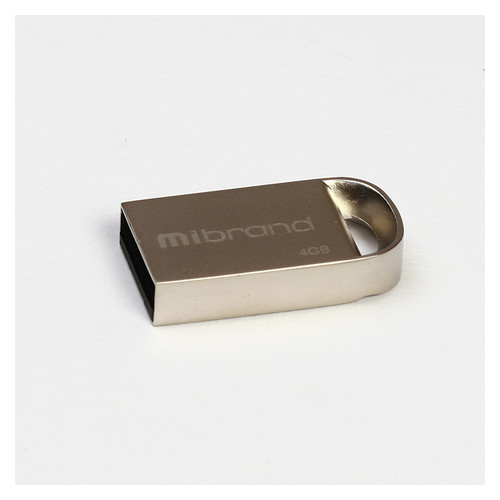 Флеш-накопичувач Mibrand USB2.0 lynx 4GB Silver (MI2.0/LY4M2S) фото №1