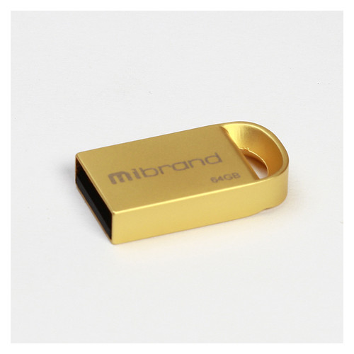 Флеш-накопичувач Mibrand USB2.0 lynx 64GB Gold (MI2.0/LY64M2G) фото №1