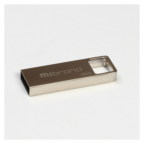 Флеш-накопичувач Mibrand USB2.0 Shark 16GB Silver (MI2.0/SH16U4S) фото №1
