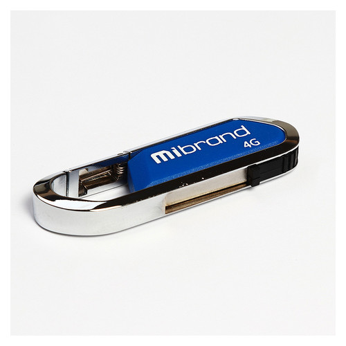 Флеш-накопичувач Mibrand USB2.0 Aligator 4GB Blue (MI2.0/AL4U7U) фото №1