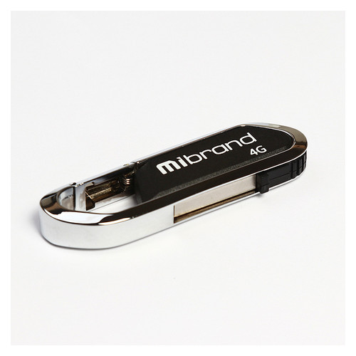Флеш-накопичувач Mibrand USB2.0 Aligator 4GB Grey (MI2.0/AL4U7G) фото №1