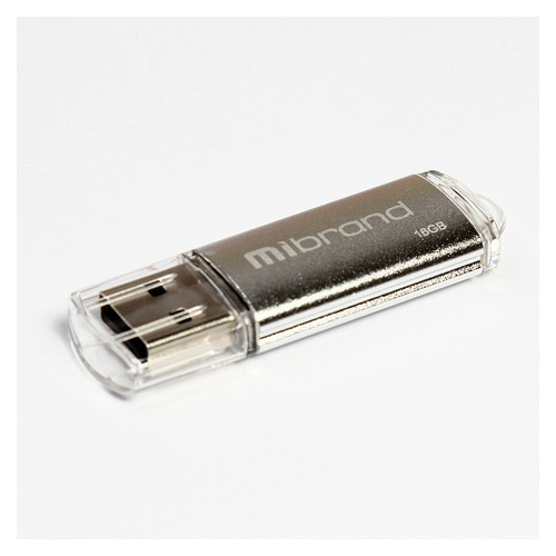 Флеш-накопичувач Mibrand USB2.0 Cougar 16GB Silver (MI2.0/CU16P1S) фото №1