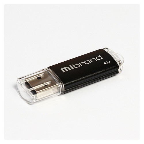 Флеш-накопичувач Mibrand USB2.0 Cougar 4GB Black (MI2.0/CU4P1B) фото №1