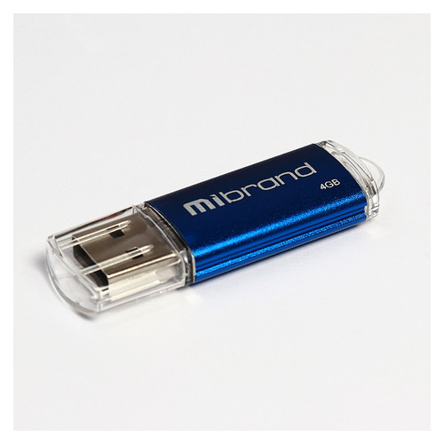 Флеш-накопичувач Mibrand USB2.0 Cougar 4GB Blue (MI2.0/CU4P1U) фото №1