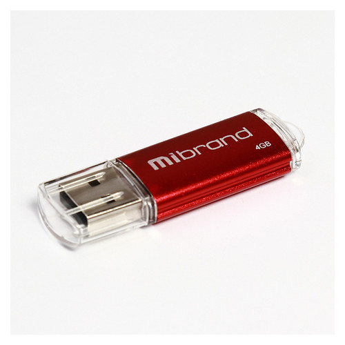 Флеш-накопичувач Mibrand USB2.0 Cougar 4GB Red (MI2.0/CU4P1R) фото №1