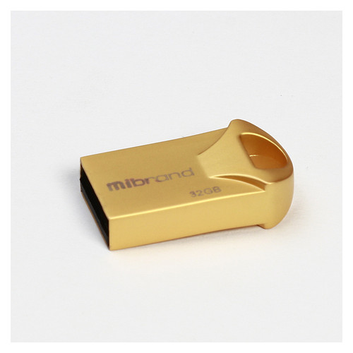 Флеш-накопичувач Mibrand USB2.0 Hawk 32GB Gold (MI2.0/HA32M1G) фото №1