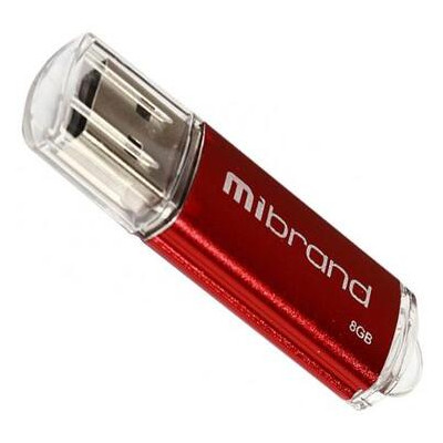 USB флеш накопичувач Mibrand 8GB Cougar Red USB 2.0 (MI2.0/CU8P1R) фото №1