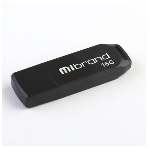 Флеш-накопичувач Mibrand USB2.0 16GB Black (MI2.0/MI16P4B) фото №1