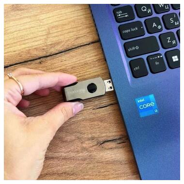 Флеш-накопитель Mibrand Lizard USB 3.2 Gen 1 (USB 3.0) 128GB Black (MI3.2/LI128P9B) фото №2