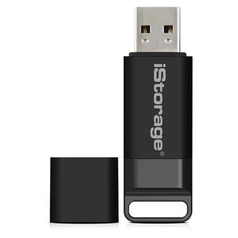 USB флешка з апаратним шифруванням iStorage 128 GB datAshur BT USB 3.2 FIPS 140-2 Level 3 (IS-FL-DBT-256-128) фото №1