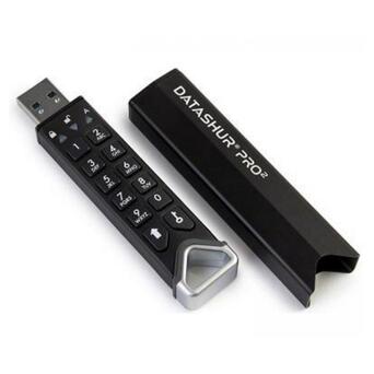 USB флешка з апаратним шифруванням iStorage 128GB datAshur PRO2 USB 3.2 XTS-AES 256-bit (IS-FL-DP2-256-128) фото №2