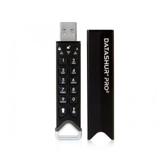 USB флешка з апаратним шифруванням iStorage 16GB datAshur PRO2 USB 3.2 XTS-AES 256-bit (IS-FL-DP2-256-16) фото №1