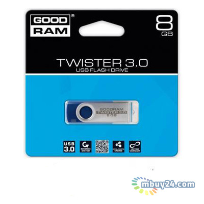 Флешка Goodram Twister 8GB Blue (UTS2-0080B0R11) фото №4