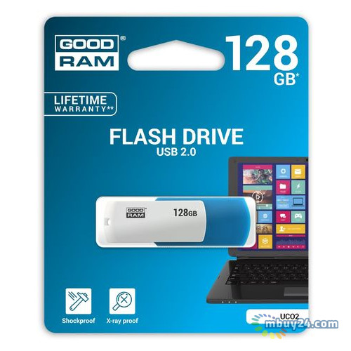 Флешка Goodram USB 2.0 128GB UCO2 (UCO2-1280MXR11) фото №3