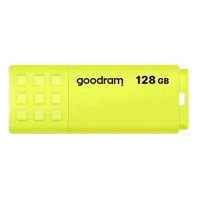 USB флеш накопичувач GOODRAM 128GB UME2 Yellow USB 2.0 (UME2-1280Y0R11) (UME2-1280Y0R11) фото №1