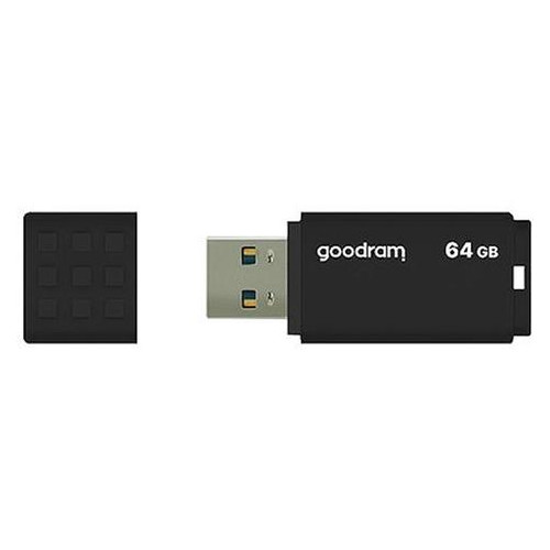 Флешка USB3.0 64GB Goodram UME3 Black (UME3-0640K0R11) фото №1