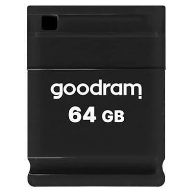 Флешка GoodRAM 64GB USB 2.0 UPI2 Black, Retail (UPI2-0640K0R11) фото №1