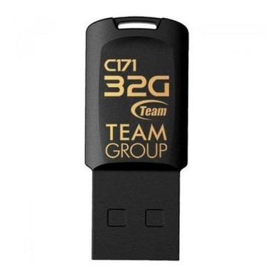 USB флеш накопитель Team 32GB C171 Black USB 2.0 (TC17132GB01) фото №1