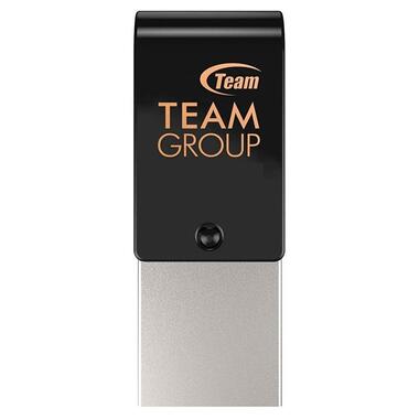 Флеш накоплювач USB3.1 256GB OTG Type-C Team M181 Black (TM1813256GB01) фото №4