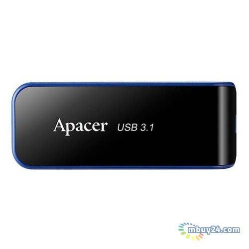 Флеш-накопичувач USB Apacer 32GB AH356 Black (AP32GAH356B-1) фото №1